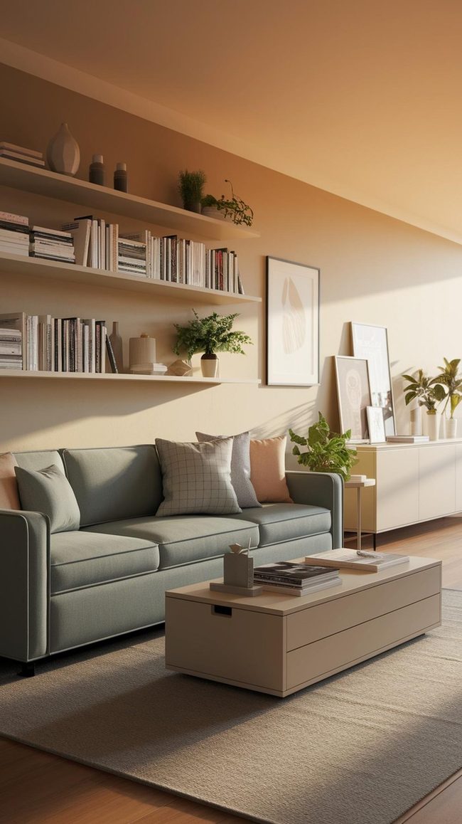 Monochrome Minimalism Maximizes Living Space