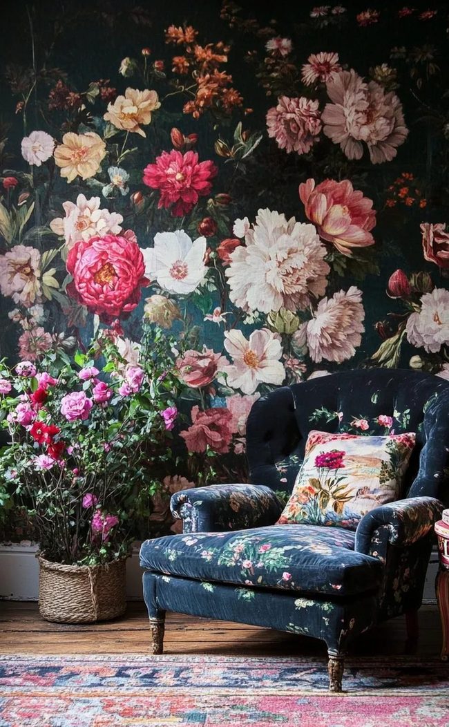 Scattered Blooms Through Small Pieces