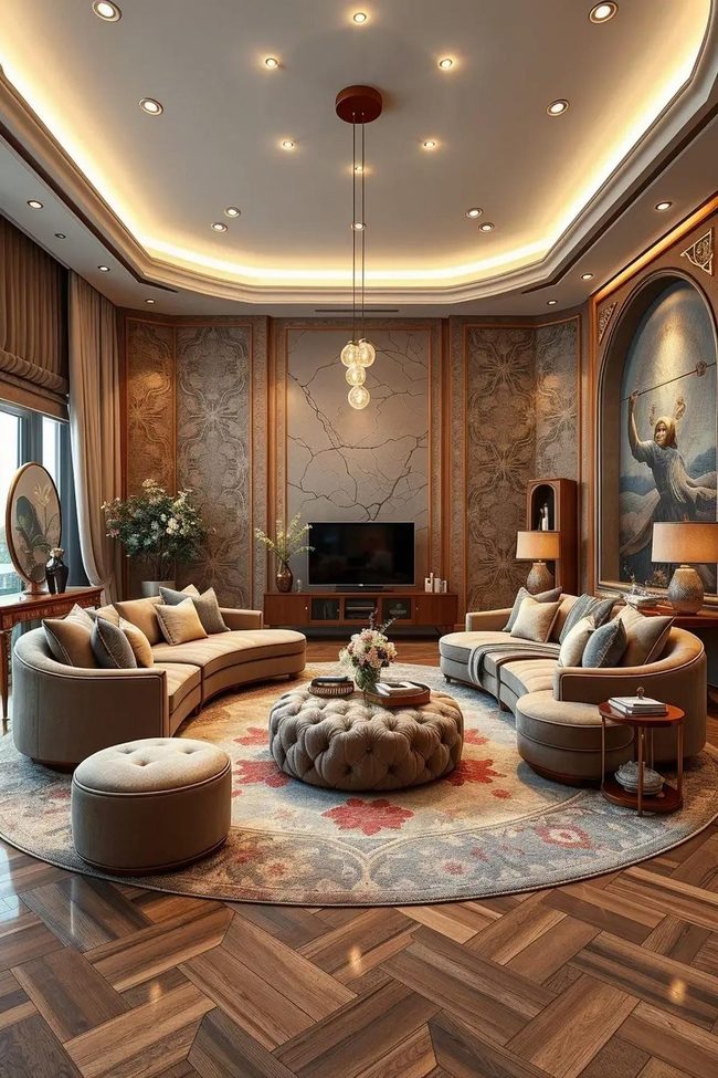 Seafoam Curved Sectional Magic