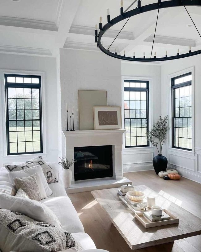 Black Wagon Wheel Statement Lighting