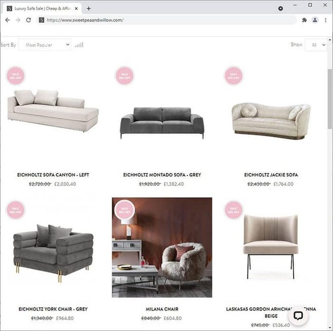 Designer Furniture With Free Fabric Swatches