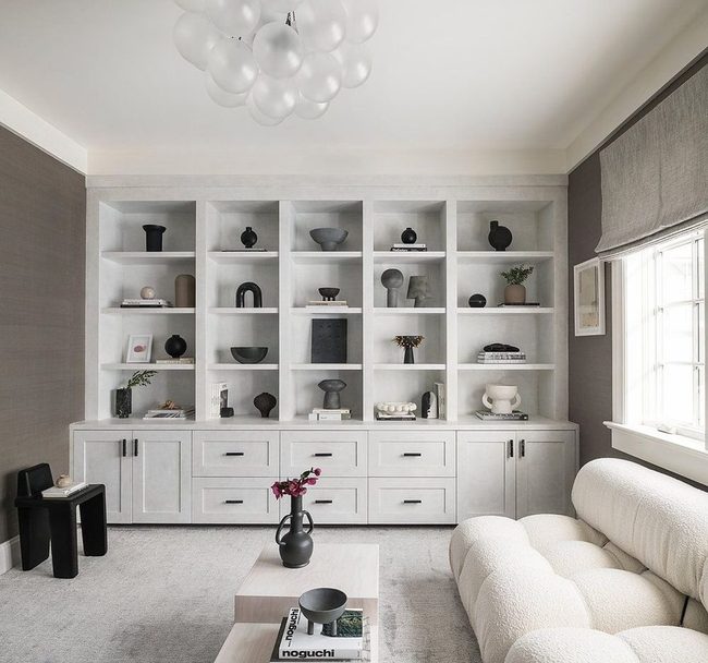 Curated Wall Grid Display