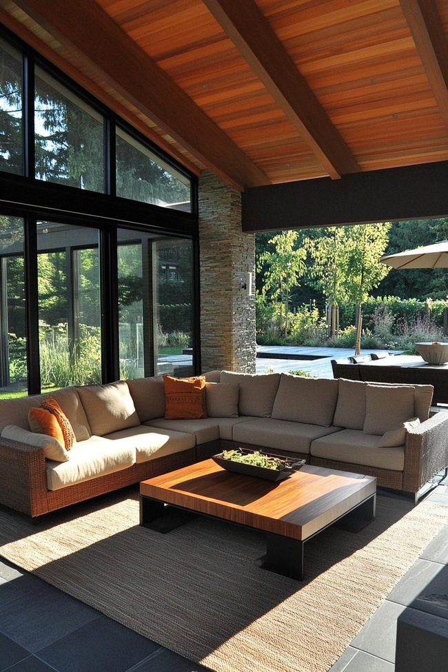 Wicker Sectionals For Backyard Zones