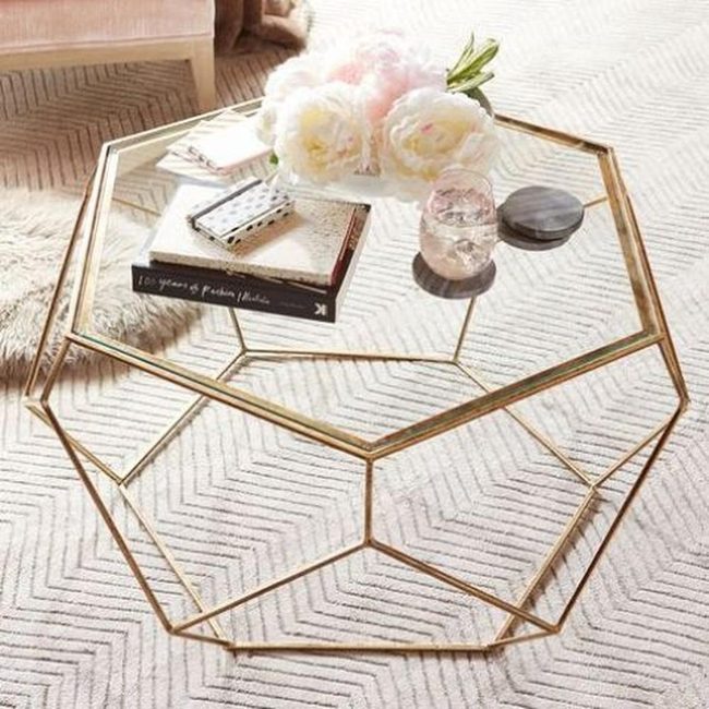 White Flowers, Blush Tones, Light Beige Chevron