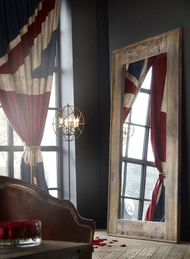 Wooden Mirror Reflects Intimate Darkness
