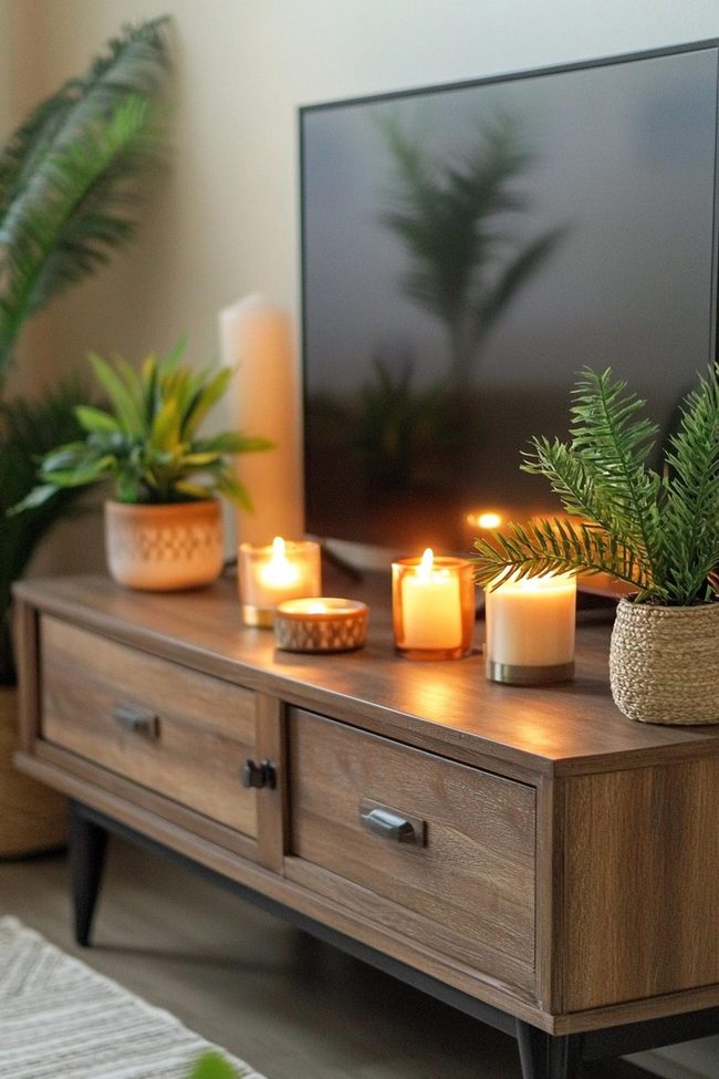 Seasonal Scented Candles For Tv Stands