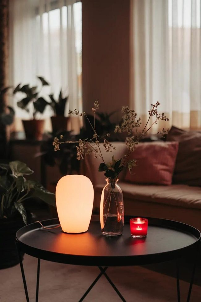 Candlelit Dinner Ambiance With Layered Light