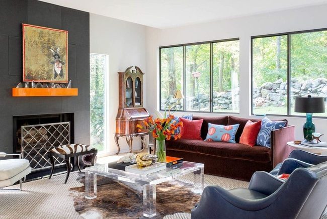 Leopard Print Rug Layer