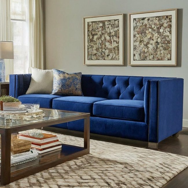 Red And Blue Living Room Balance