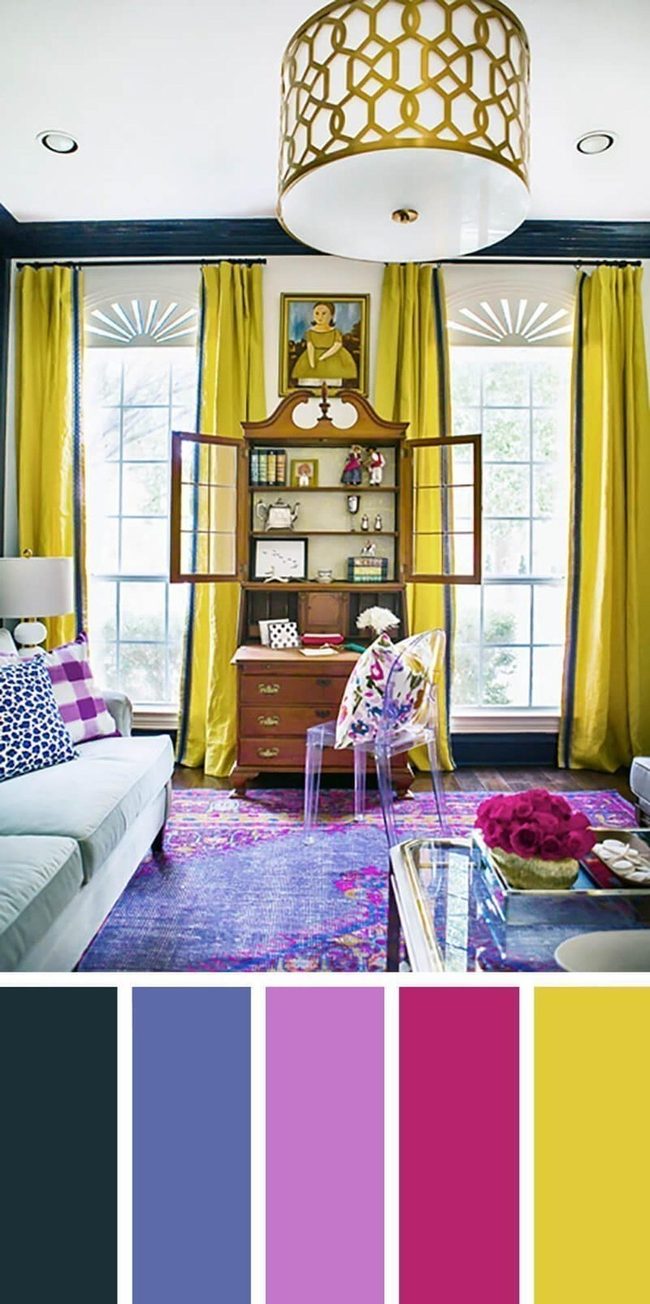 Magenta Meets Greenish Gold Balance