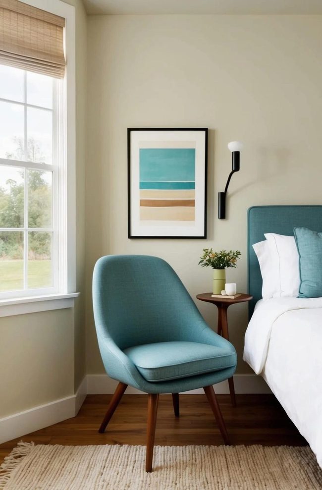 Wooden Legs Mid-Century Current Chair