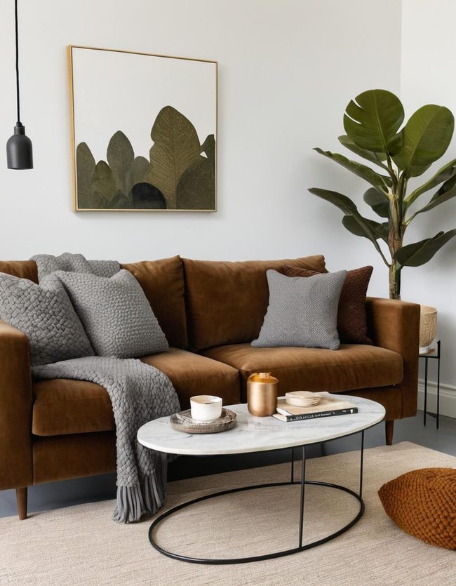 Layered Fabric Depth Living