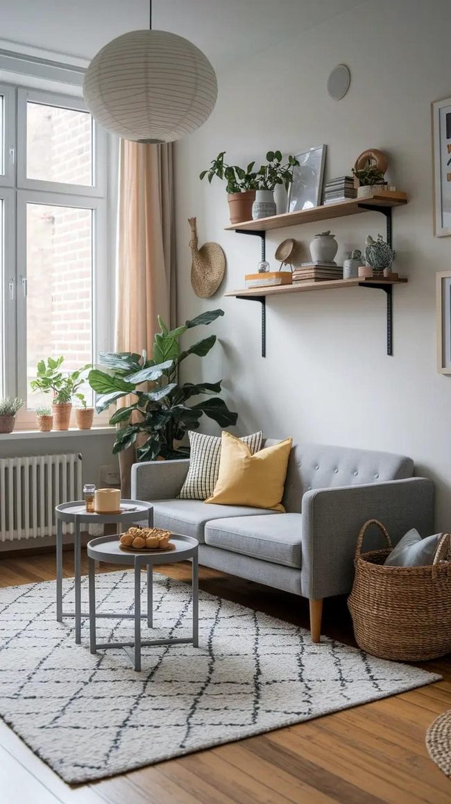 Grey Curved Loveseat For Compact Spaces