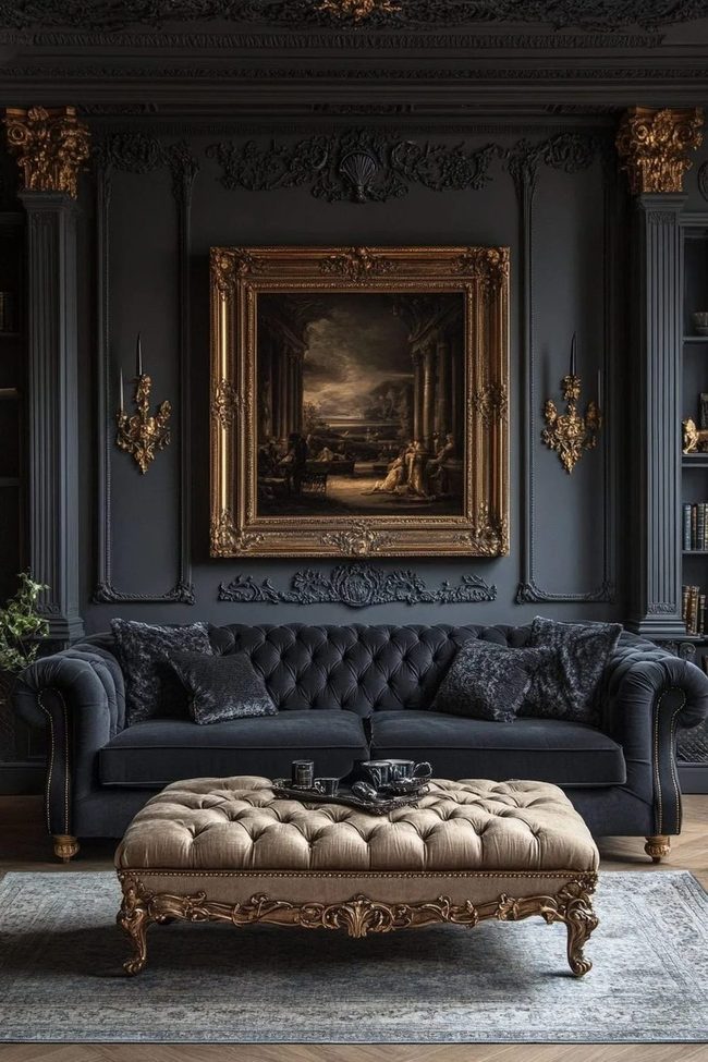 Gold Silk And Paneled Tradition
