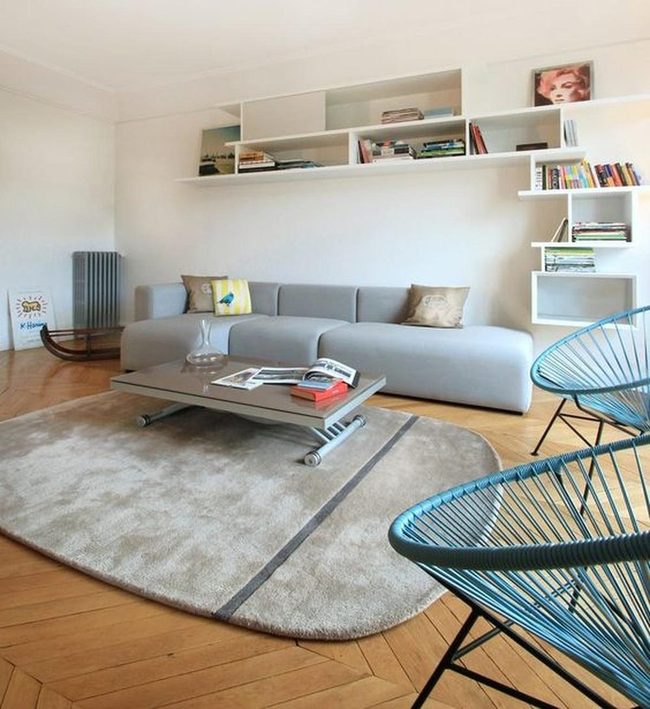 Sunlit Room, Blue Chair Accent
