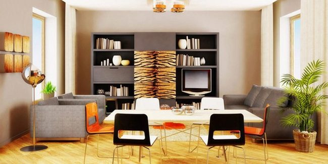 Carpet Divides Open Living Zones