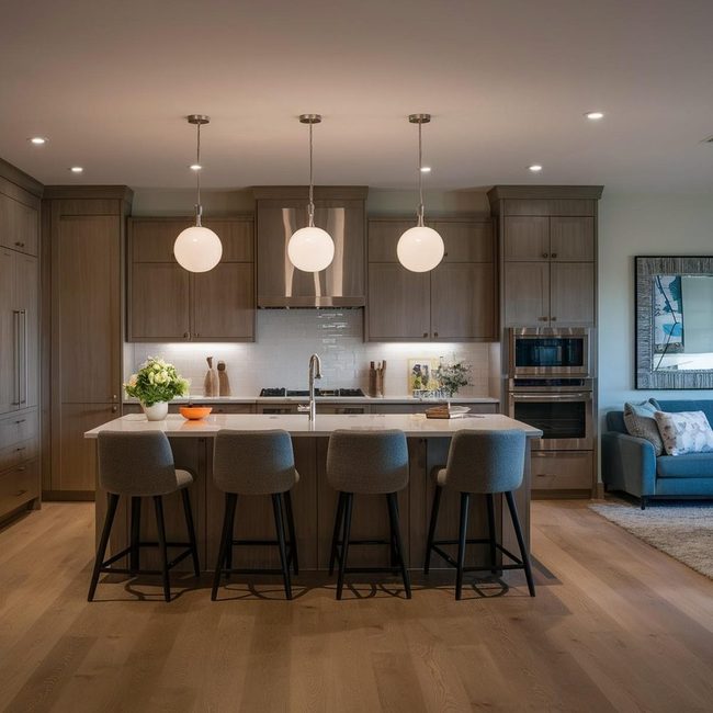 Matching Nature-Inspired Timber Tones Flow Seamlessly
