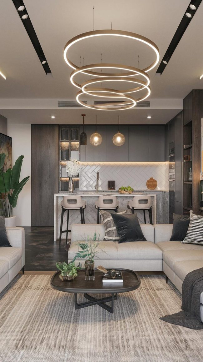 Open Kitchen Living Room Flow