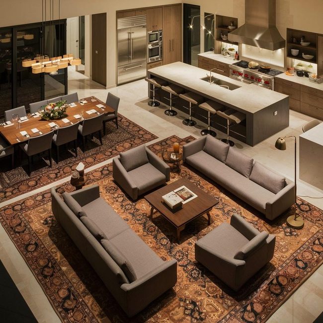 Strategic Furniture Placement Opens Space
