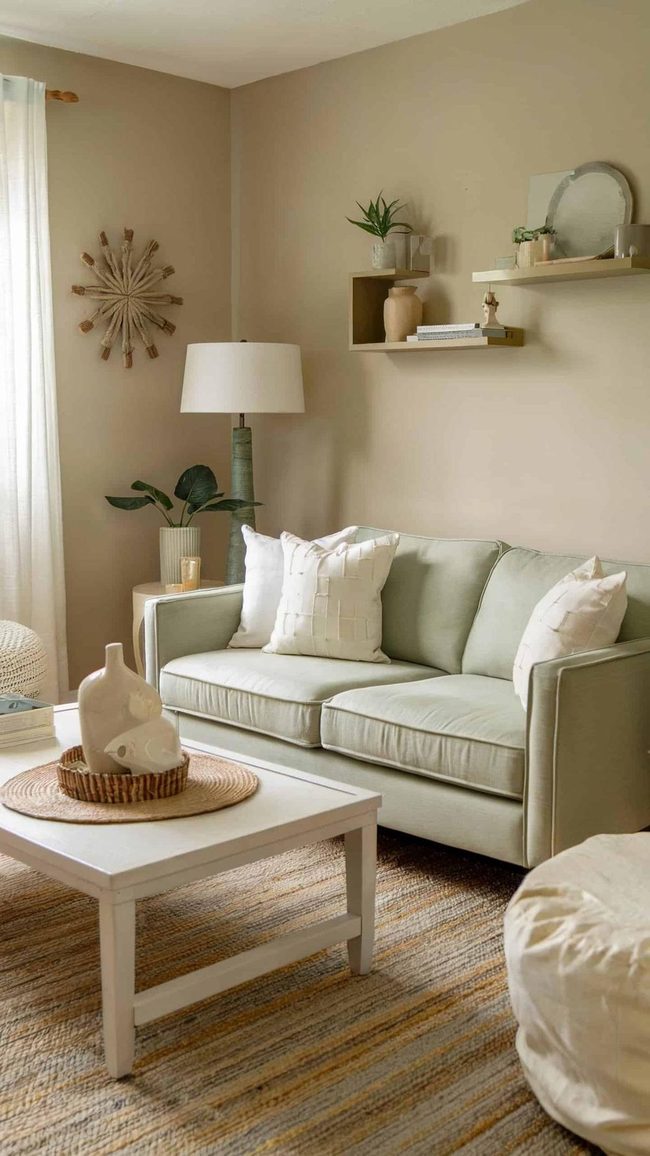 Sage Green Garden Living Room