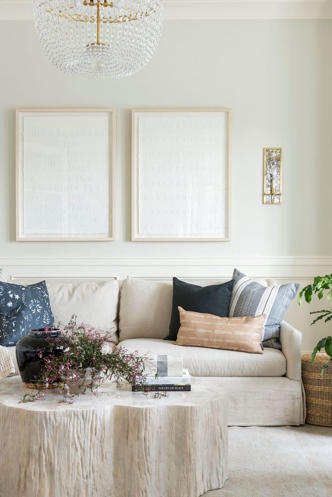 Matching Coffee Table Expands Light Rooms