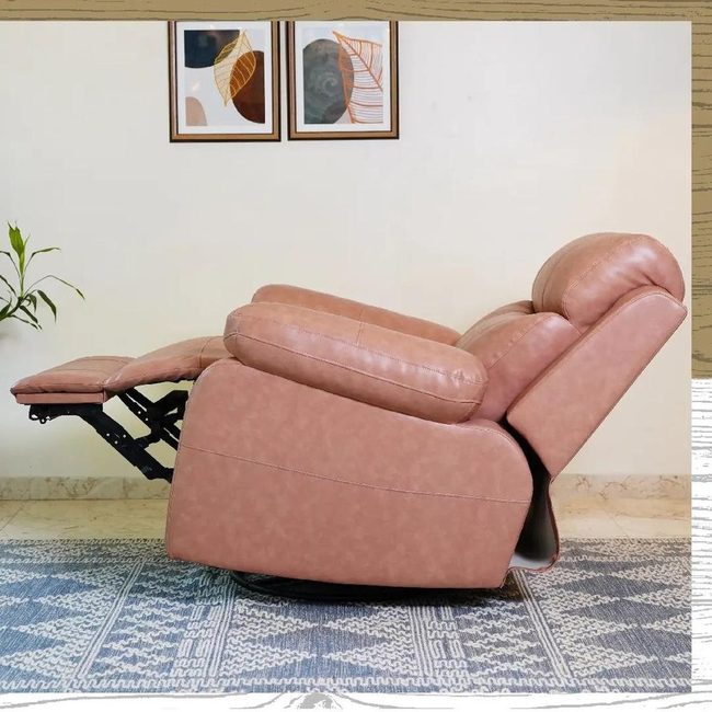 Soft Rose Recliner For Relaxation