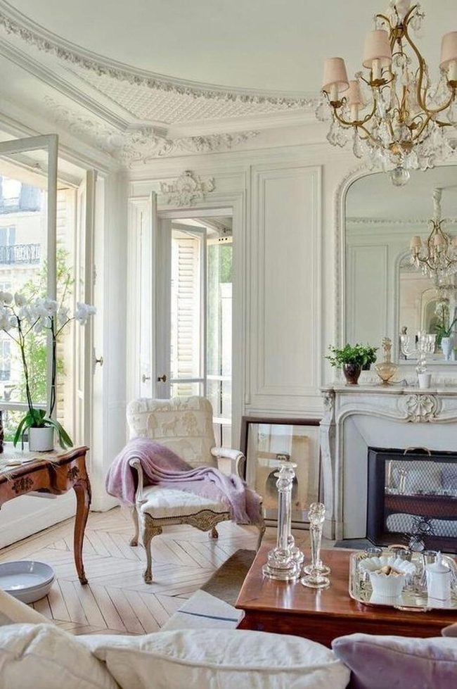 Sunlit Room With Purple Accents