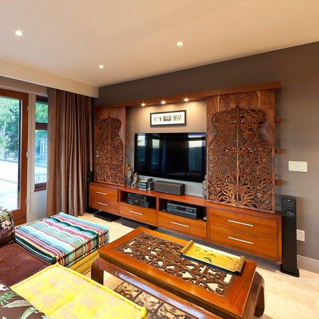 Carved Wood Panels, Natural Light