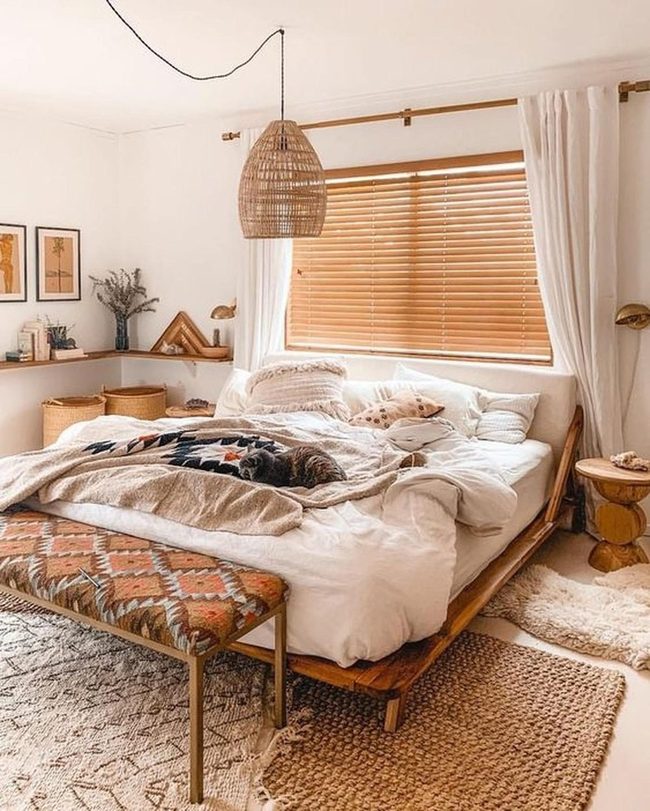 Woven Wood Bedroom Retreat