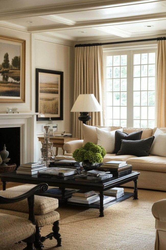 Oversized Cream Linen Sofas