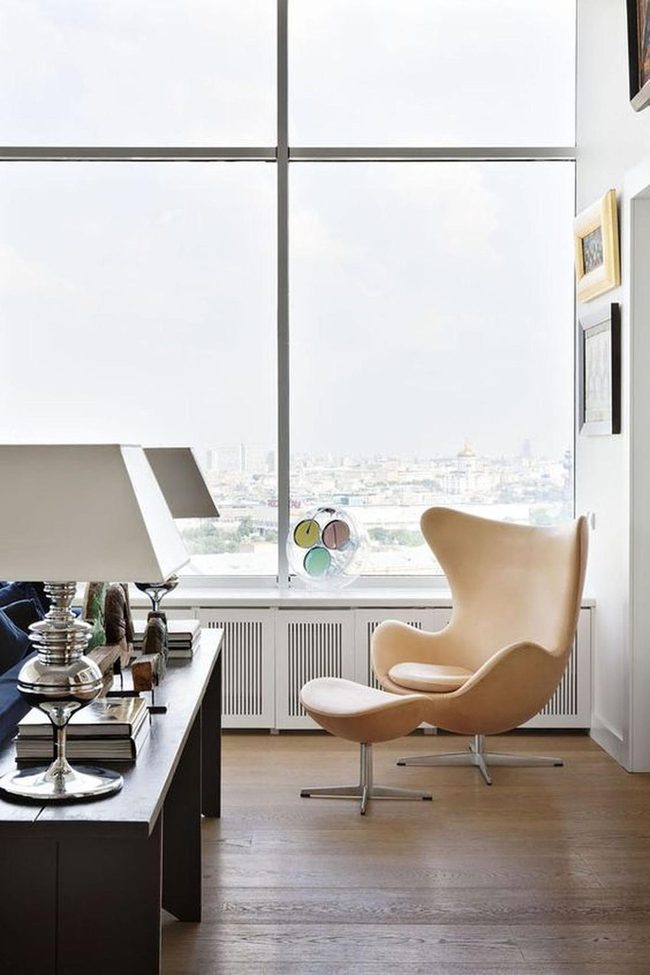 Leather Chair By The City Window