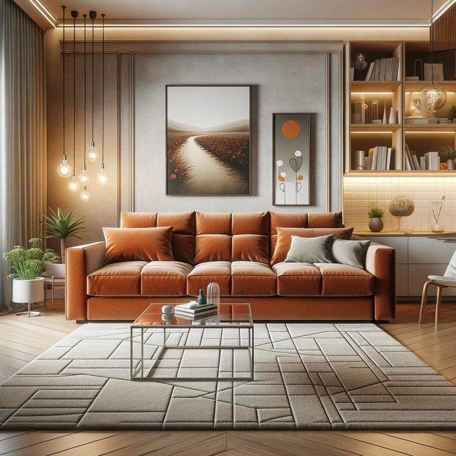 Gray Upholstered Dual-Purpose Sofa