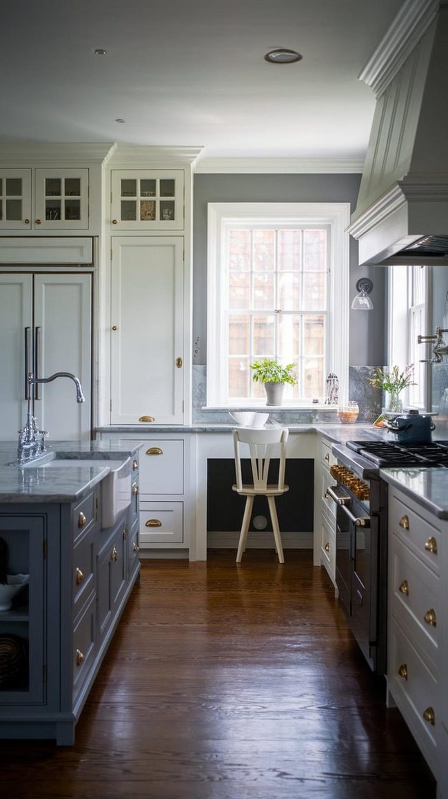 Island Pantry With Open Living