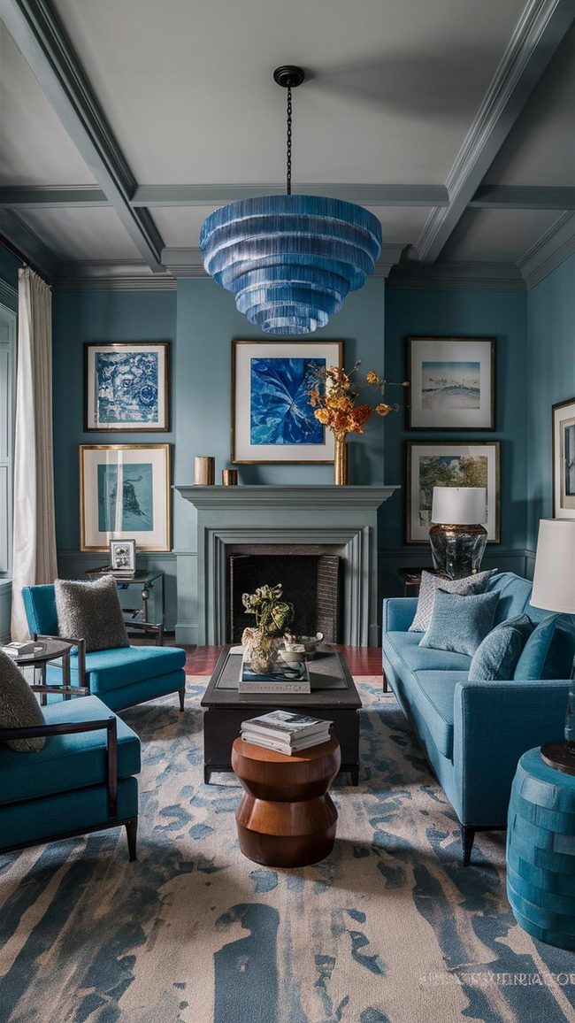 Blue Gray Wall Gallery