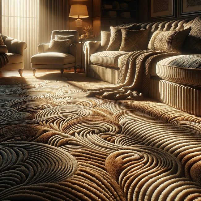 Thick Fiber Carpet For Durability