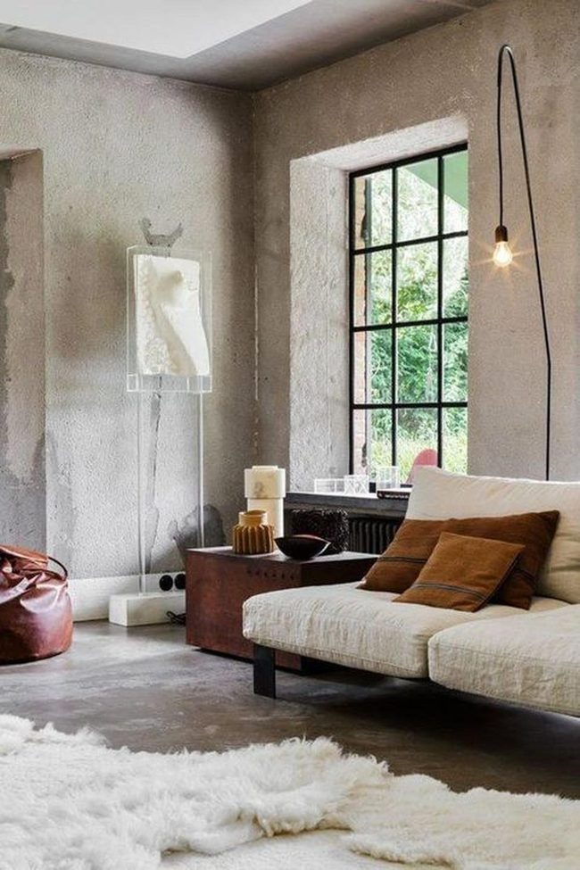 Gray Walls, White Plush Sanctuary