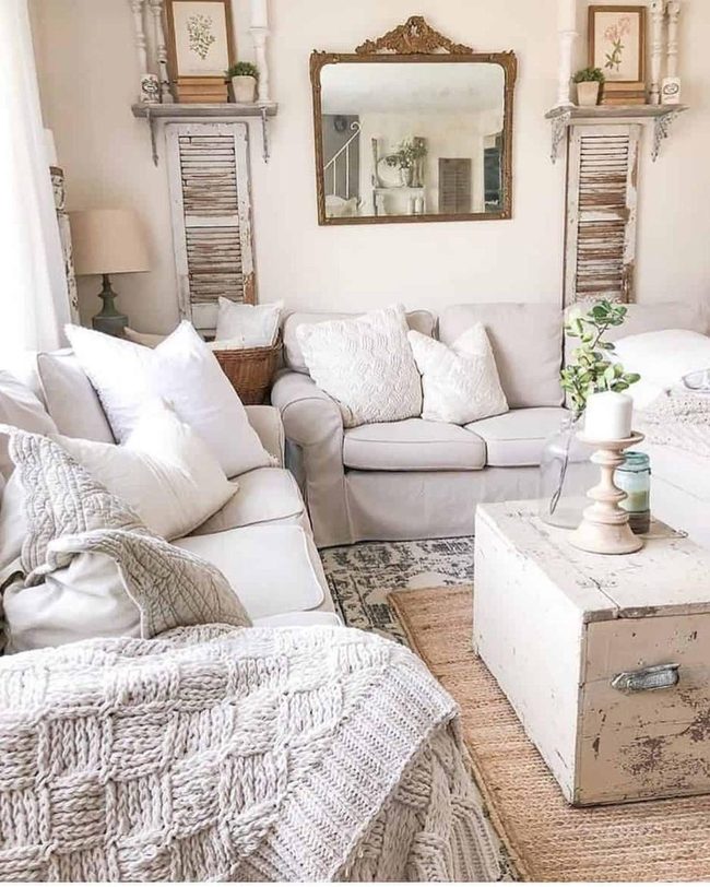 White Trunks On Neutral Layers