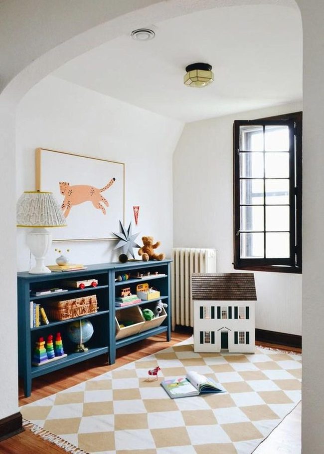 Sunlit Blue Shelves, Child'S Wonder