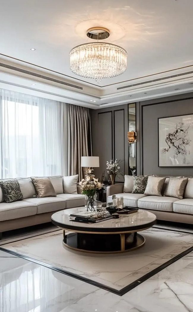 Grey Layered Sophistication