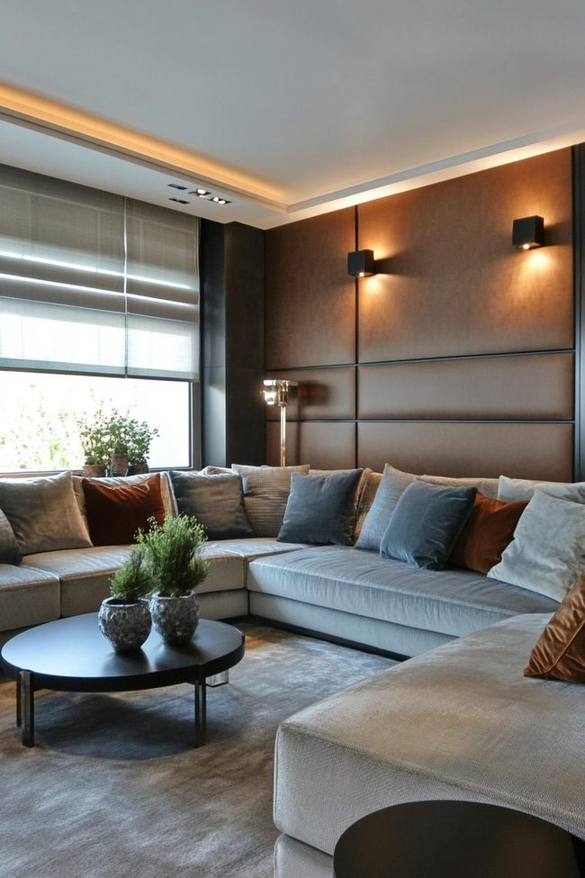 Corner Seating With Perpendicular Arrangement