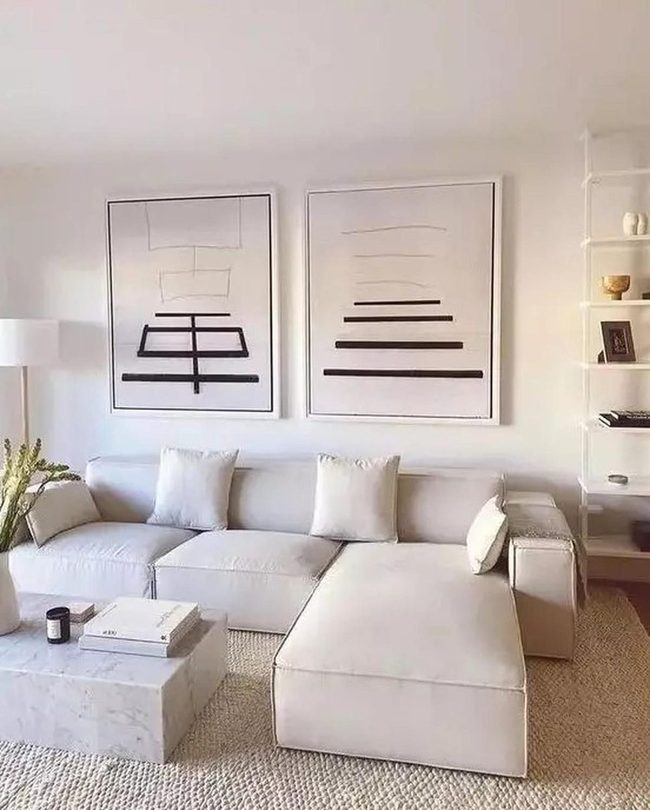 White Minimalism Meets Abstract Art