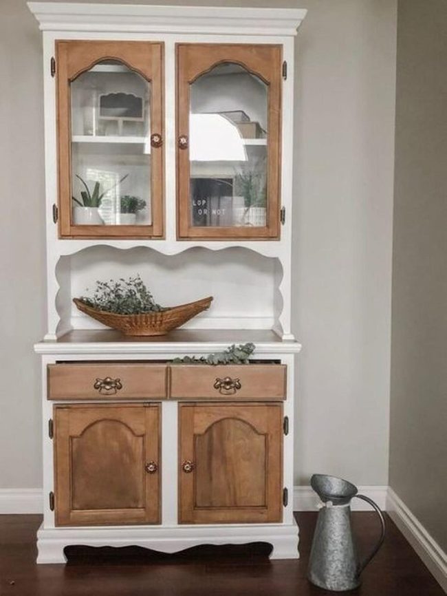 Natural Wood Kitchen With Living Plants