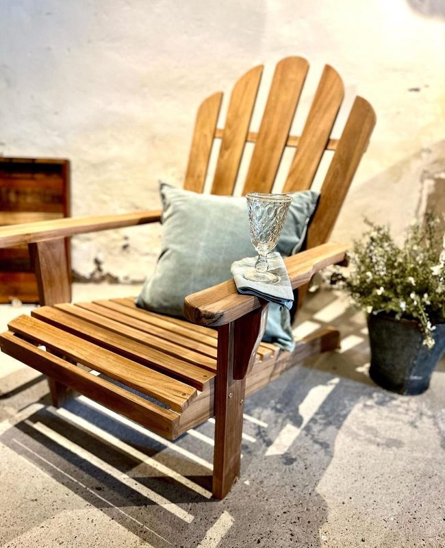 Classic Wood Outdoor Seating