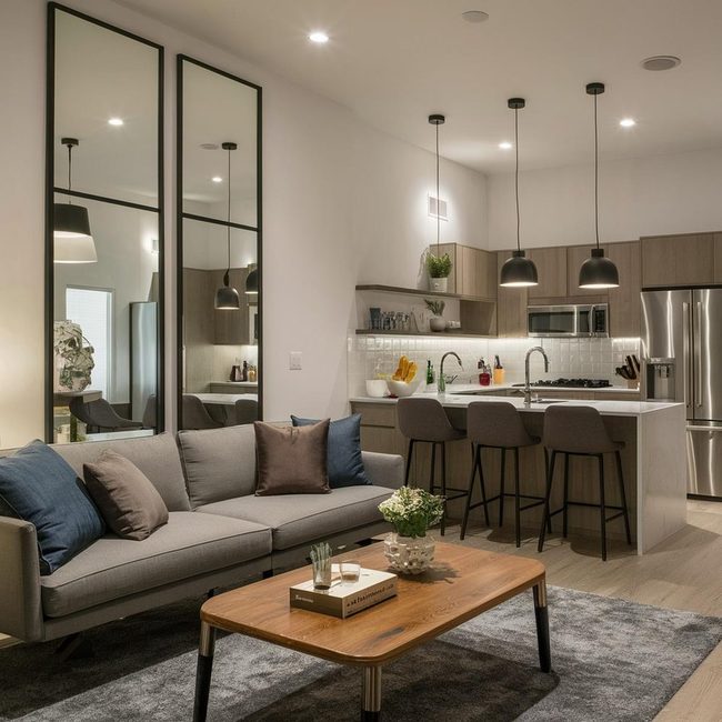 Reflective Glass Doubles Your Space