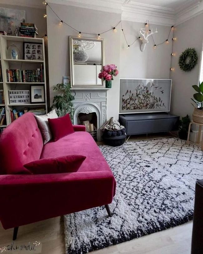 Pink Couch, Layered Warmth, Living Stories