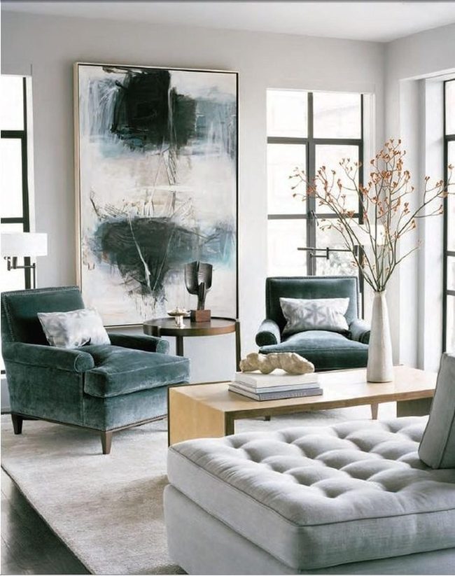Deep Green Chairs, Light Gray Comfort