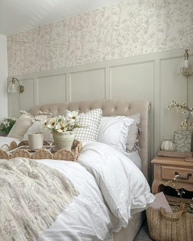 Pale Florals, Plush Comfort