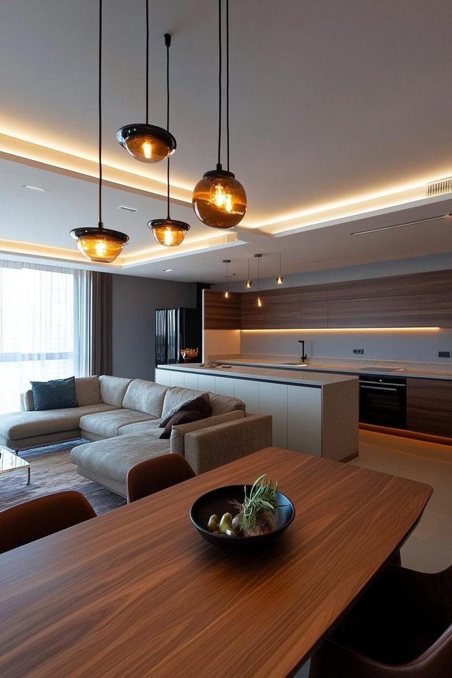 Rectangular Table Narrow Room Solution