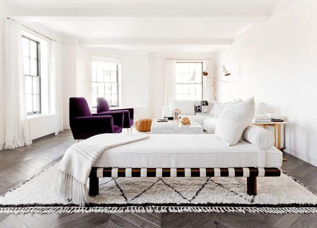 Pooled Velvet Floor Drapes