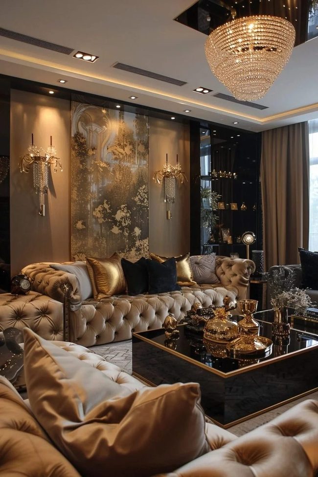 Metallic Accents Meet Luxe Textures